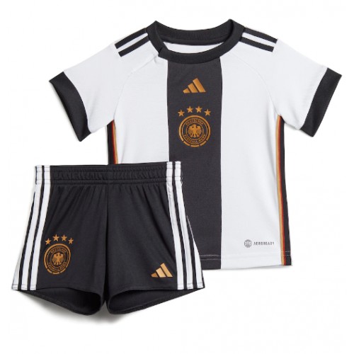 Fotballdrakt Barn Tyskland Hjemmedraktsett VM 2022 Kortermet (+ Korte bukser)